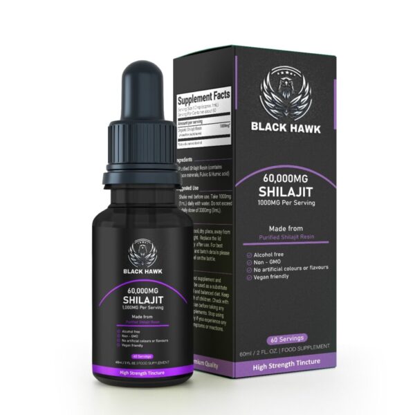 Shilajit Resin with Fluvic & Humic Acid 1000mg